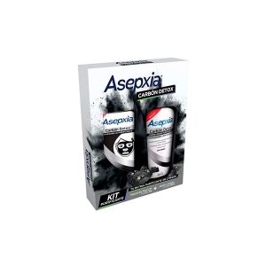 Asepxia Pack Mascarilla Carbon + Carbon Jabon Liquido Purificante