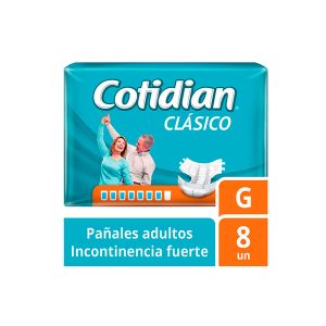 Cotidian Clasico Talla G x8 - 4 Paquetes