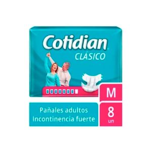 Cotidian Clasico Talla M x8 - 4 Paquetes