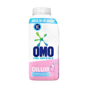 Detergente Liquido Omo para Diluir Hipoalergenico