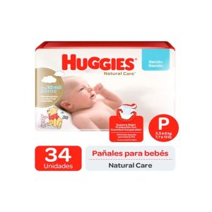 Huggies Natural Care P x34 - 4 Paquetes