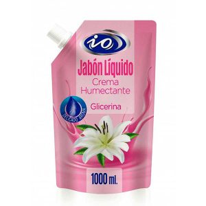 Jabon Liquido IO Doypack 1 Lt Crema Humectante