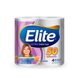 Papel Higienico Elite 4x50 Mts - 8 Paquetes