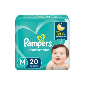 Pampers Confort Sec	M x20 - 4 Paquetes