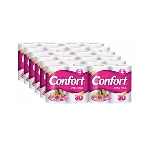 Papel Higienico Confort 4x30 Mts - 12 Paquetes