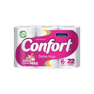 Papel Higienico Confort 6x22 Mts