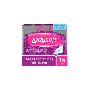 Toalla Higienica Ladysoft Ultradelgada 16 unidades