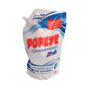 Detergente Bebe Hipoalergenico Popeye 800ml