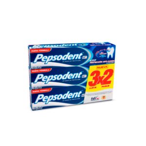 Pasta Dental Pepsodent Proteccion Anti Caries 130g Pack x3