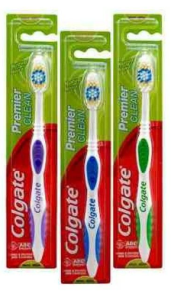 Cepillo Dental Colgate  Premier Clean con Limpiador de Lengua